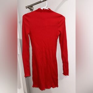 H&M Vibrant Red Ribbed Top